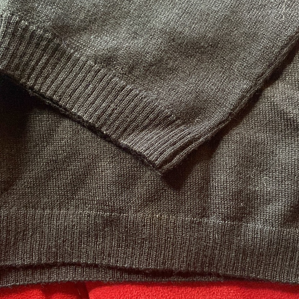 Euc Pendleton Black Turtleneck Sweater - image 5